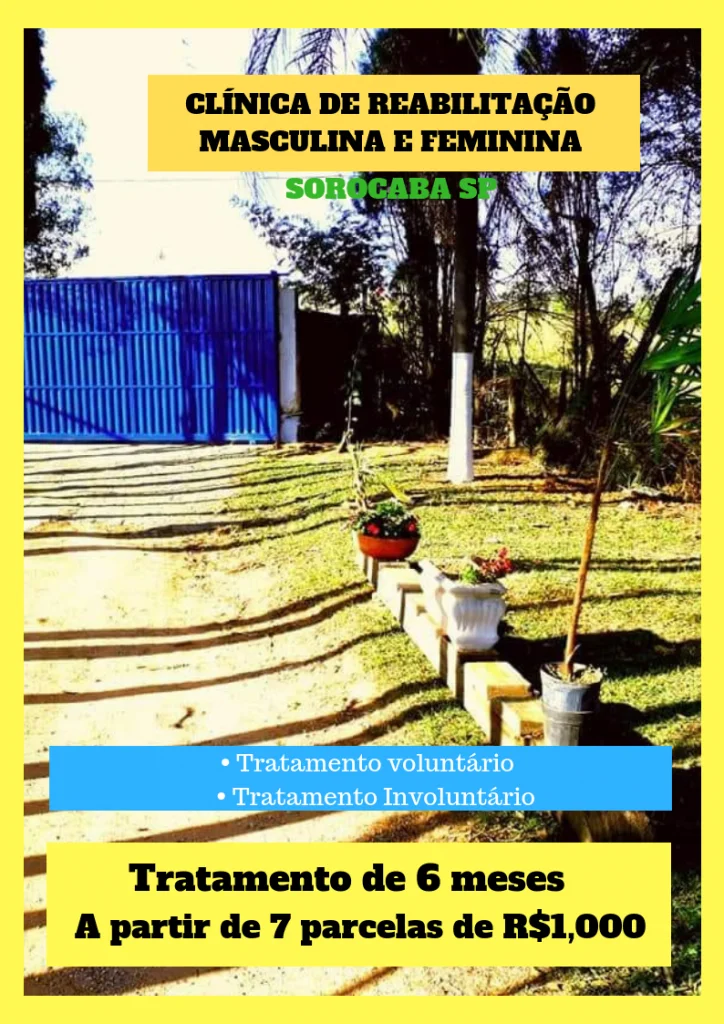 Clínica para dependentes químicos em São Paulo - reabilitação