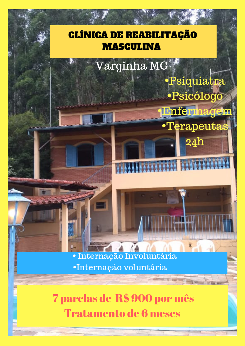 Clínica de recuperação em Minas Gerais - Varginha MG