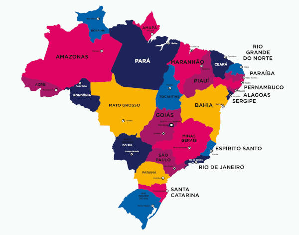 Clínicas de recuperação para dependentes químicos e alcoólatras por estado no Brasil