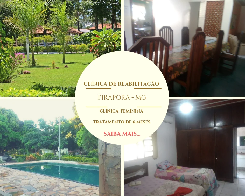 clínica para dependentes químicos em MG Pirapora