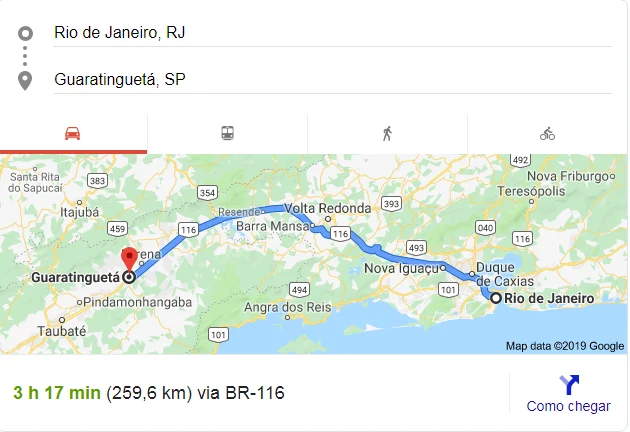 Como chegar até a clínica de reabilitação perto do Rio de Janeiro