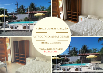 Clinica de recuperação em Minas Gerais / Clinica de reabilitação em Minas Gerais – Patrocínio MG(Masculina para dependentes químicos e alcoólatras)