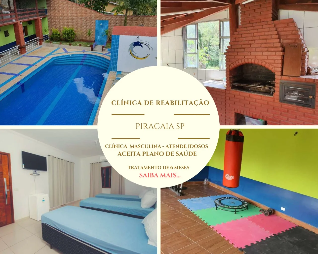 Clínica de recuperação em São Paulo - Piracaia (masculina)