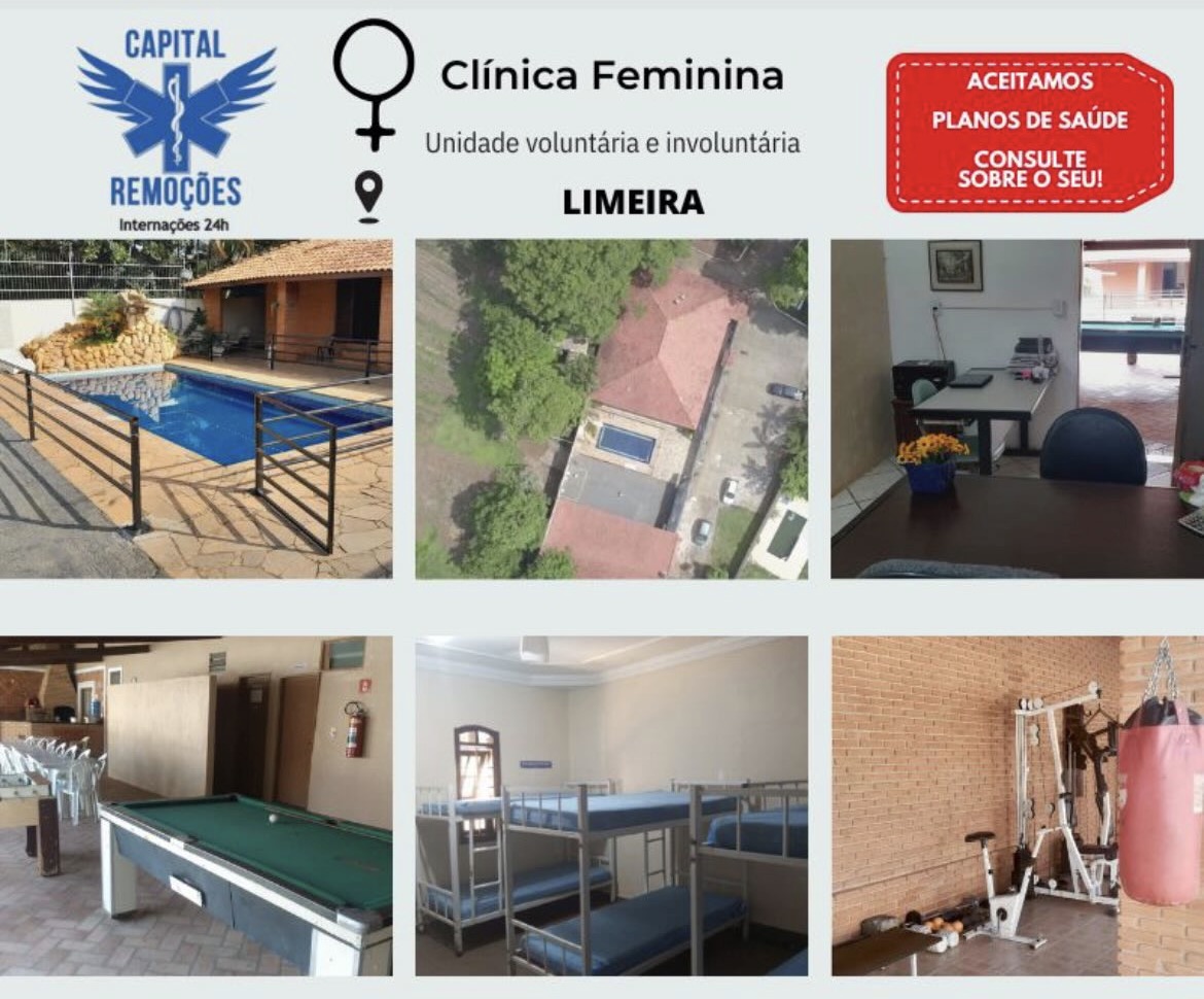 Clínica de recuperação feminina em sp
