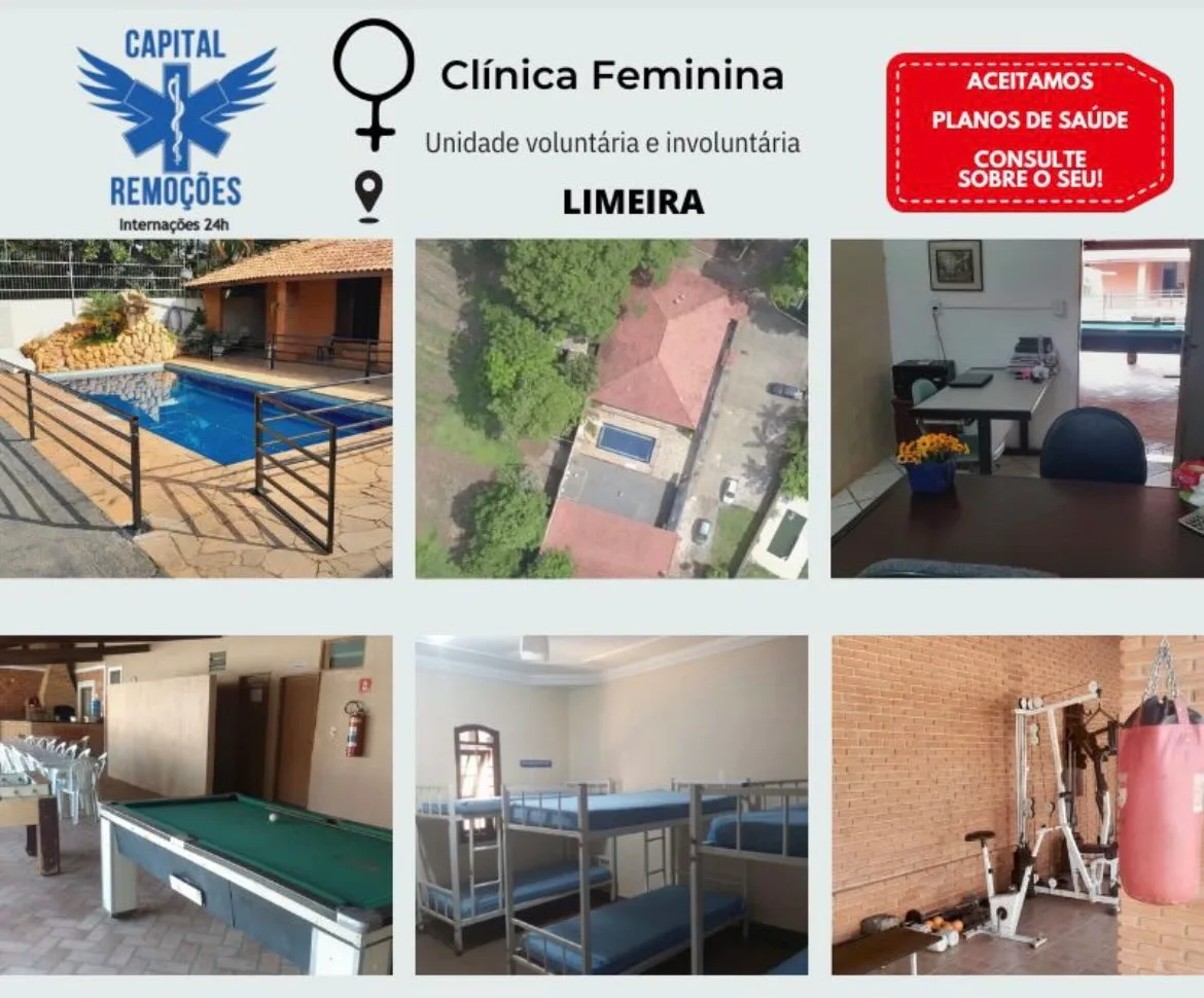 Clínica de recuperação feminina em sp