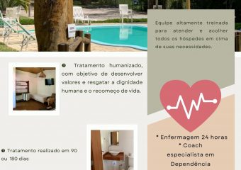 Clinica de reabilitação no Rio de Janeiro – Piraí – Alto Padrão – masculina