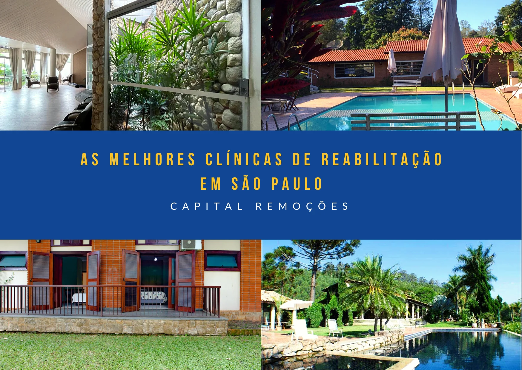 Clínica de reabilitação em São Paulo - Masculinas e Femininas Alto Padrão