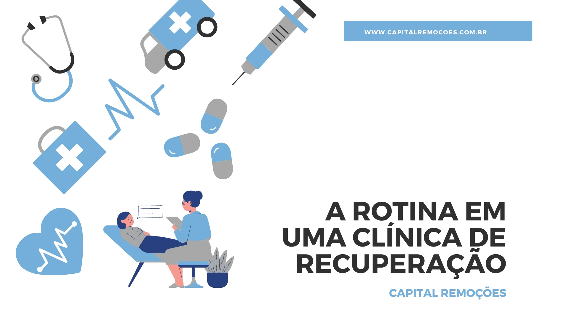 A rotina em uma clínica de recuperação