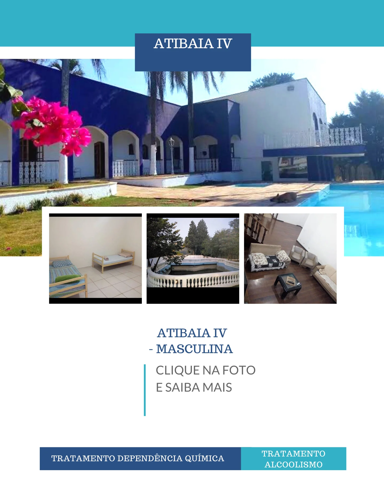 Clínica de recuperação em São Paulo - Atibaia IV - 7x 1500