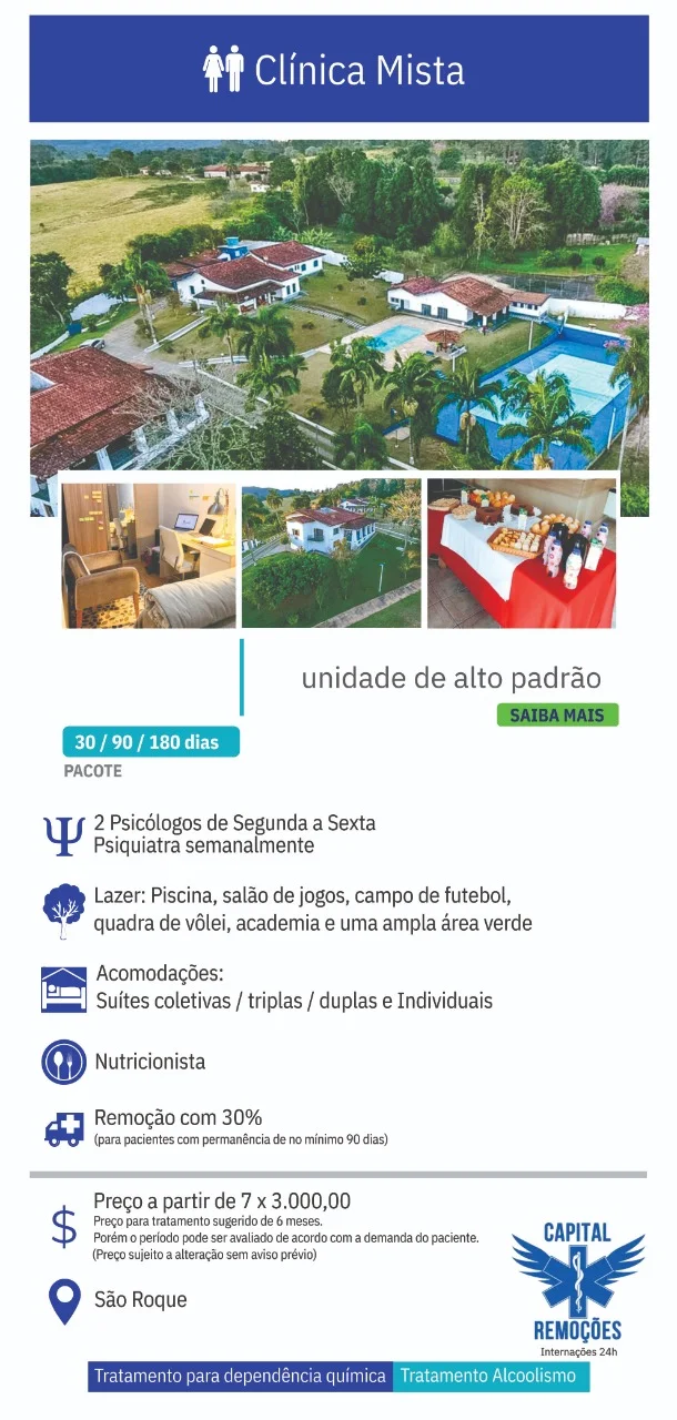Clínica de recuperação em SP