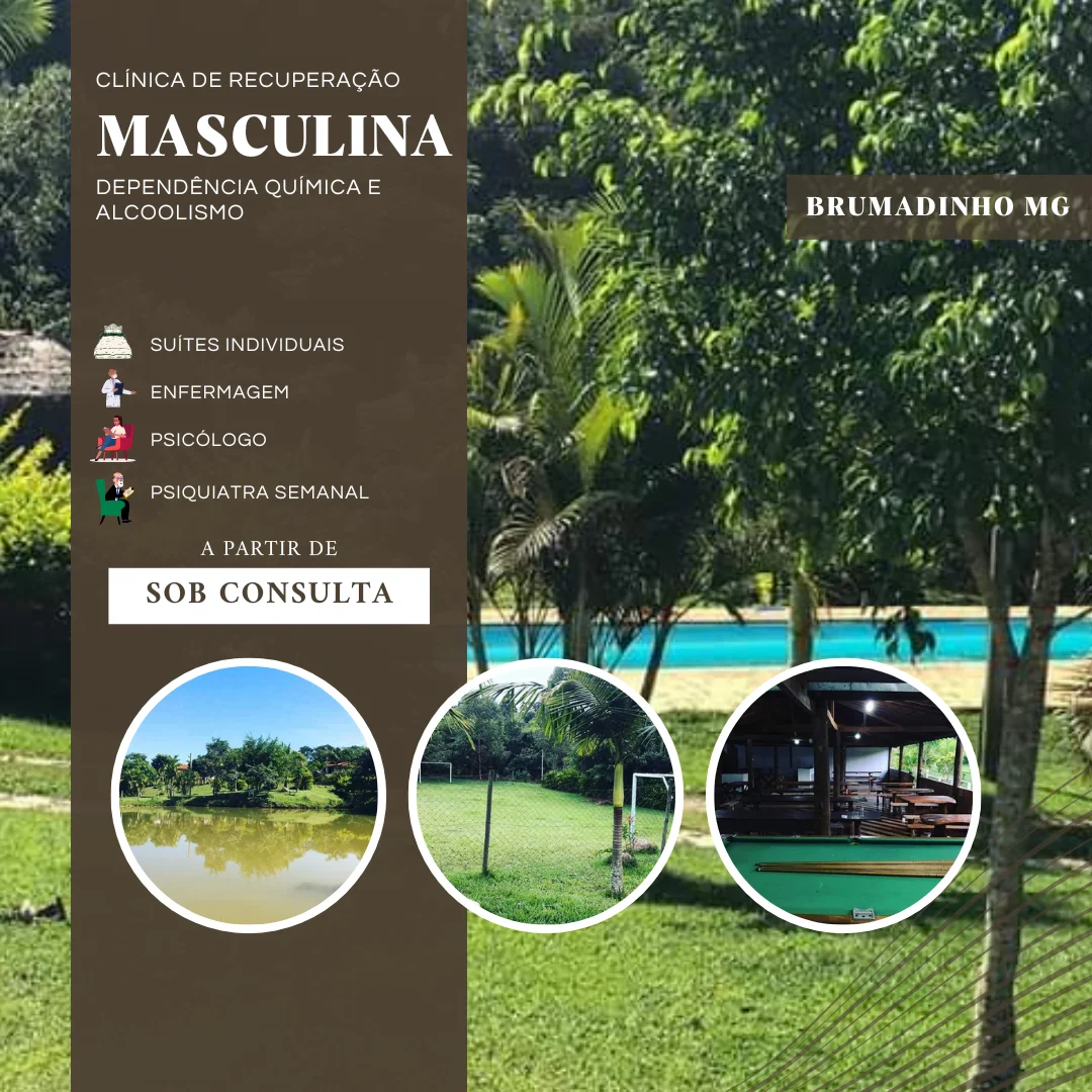 Apresentar a clínica de reabilitação em Minas Gerais - Brumadinho MG que oferece tratamento para dependentes químicos e alcoólatras