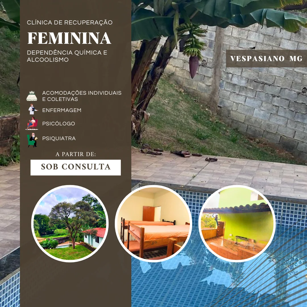 Clínica de reabilitação feminina em Belo Horizonte, Minas Gerais MG