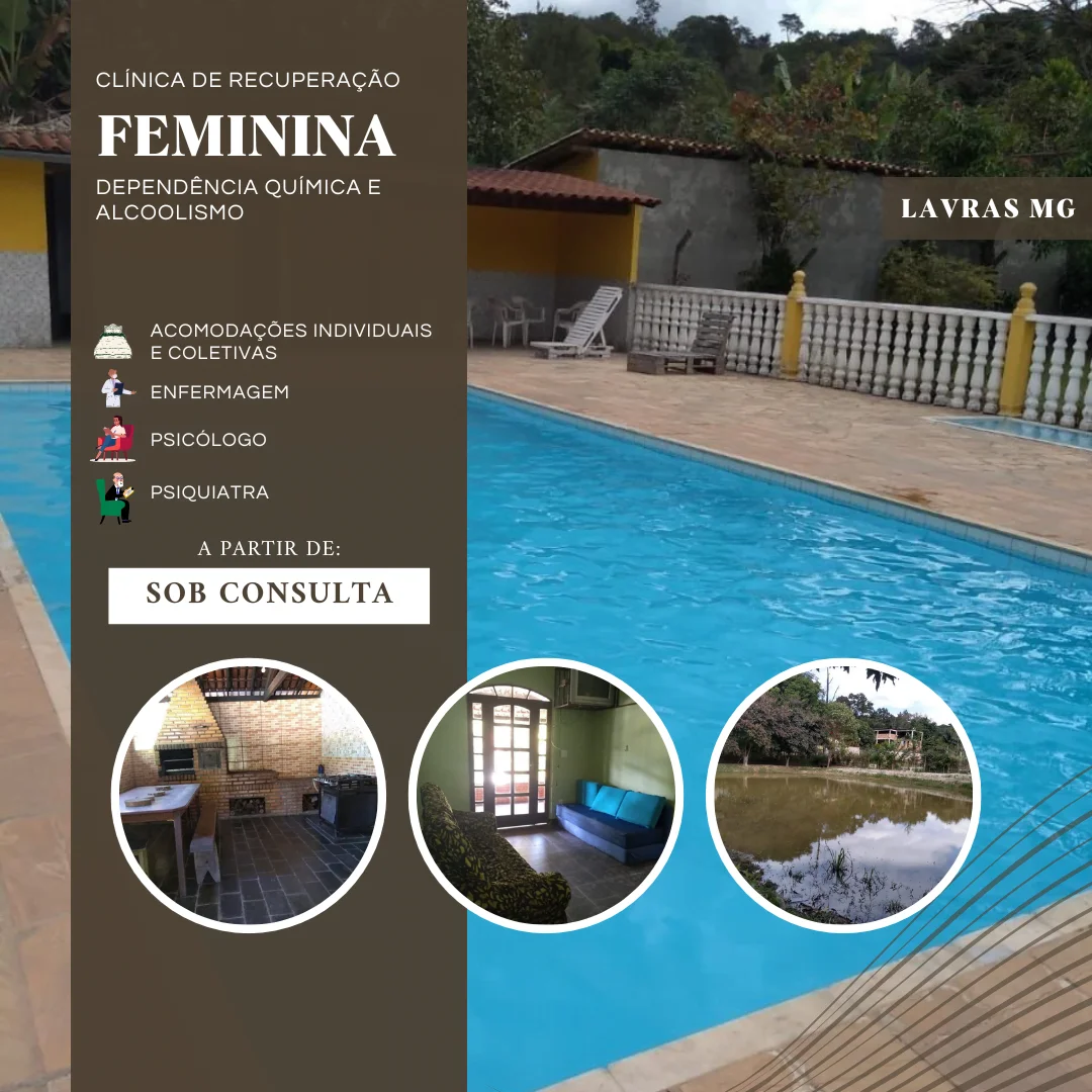 Clínica de reabilitação feminina em Minas Gerais, Lavras MG