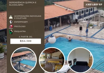 Clínica de recuperação em São Paulo – Amparo SP – Masculina