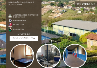 Clínica de reabilitação / recuperação para dependente químico e alcoólatra em Juatuba, Minas Gerais MG – Masculina