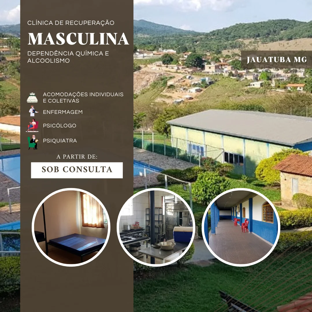 Clínica de reabilitação para dependente químico e alcoólatra