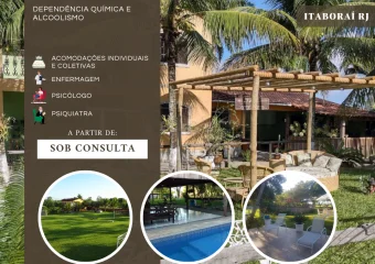 Apresentação da clínica de reabilitação, clínica de recuperação para dependente químico e alcoólatra localizada no Rio de Janeiro RJ