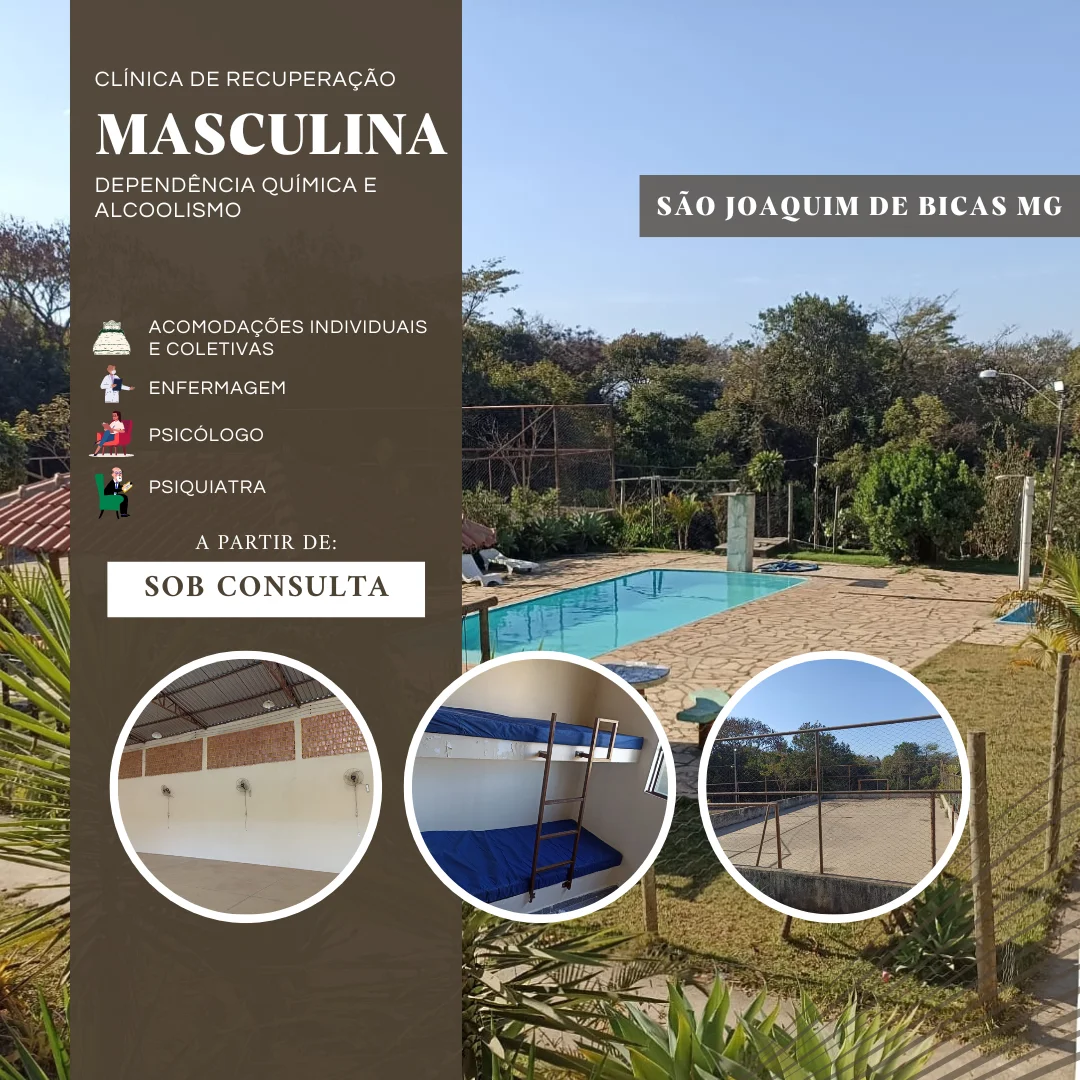 Clínica de recuperação involuntária para dependentes químicos em Minas Gerais