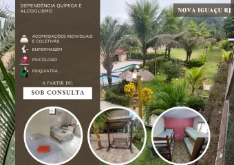 Apresentação da clínica de reabilitação / recuperação do Rio de Janeiro RJ - Nova Iguaçu