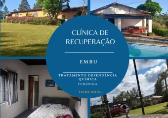 Clínica de recuperação em SP – Feminina – Embu