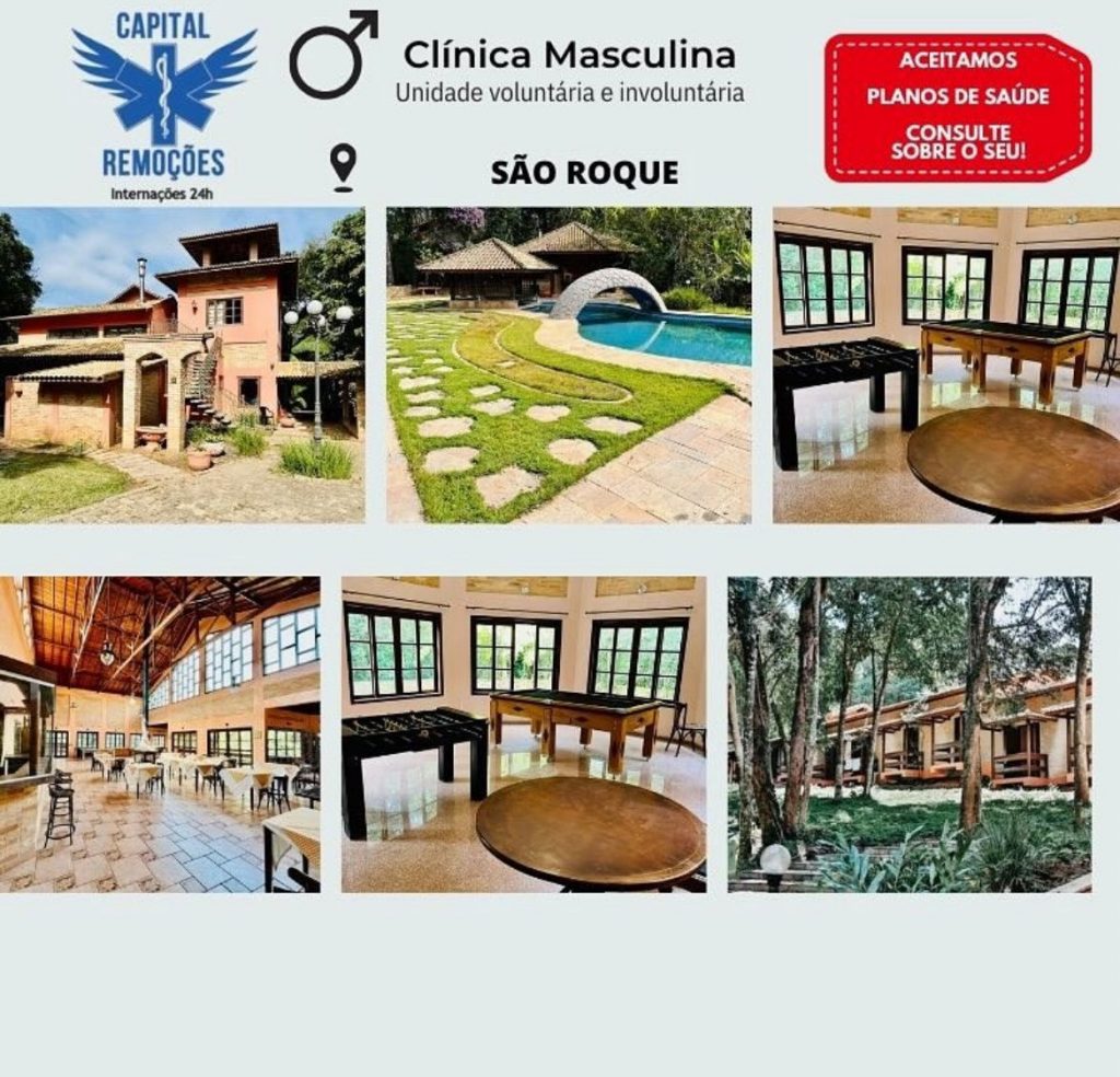 clinica de recuperação masculina em SP