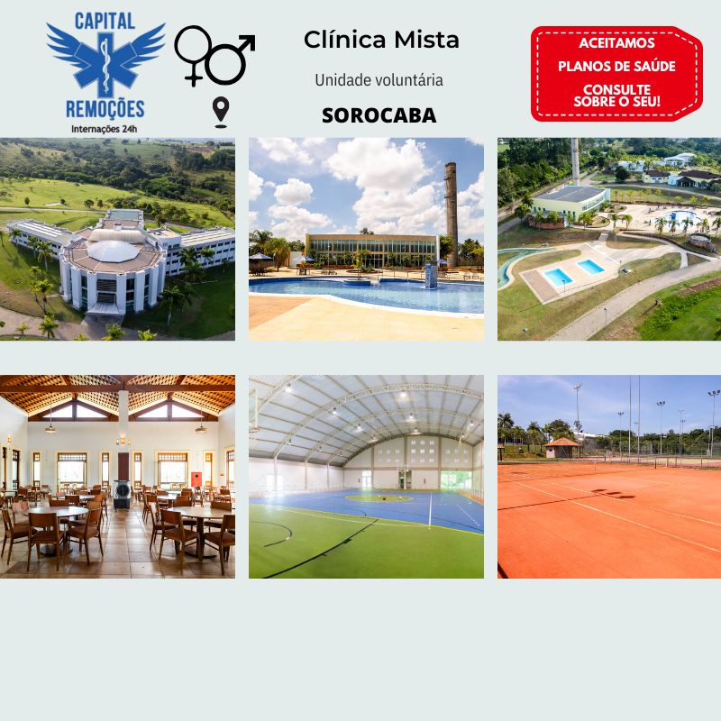 CLINICA DE RECUPERAÇÃO EM SP ALTO PADRÃO SOROCABA